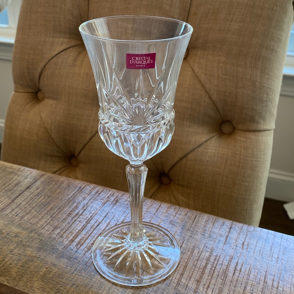 Cristal D’Arques Carthage 8.5” Crystal Water Goblets